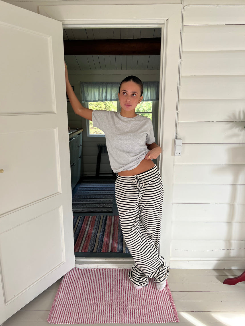 Celine striped pants - Black/white