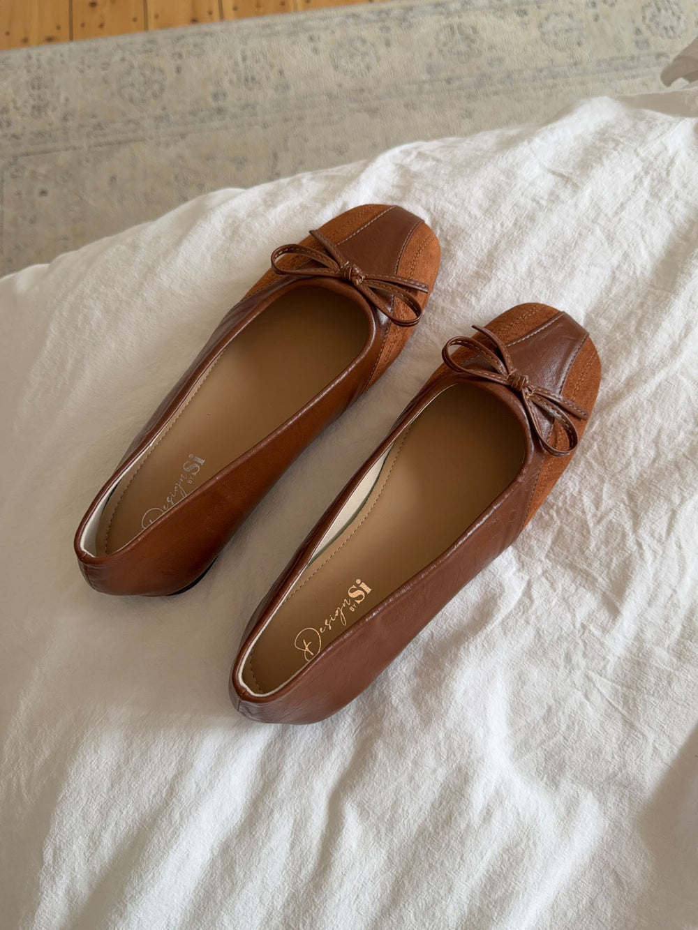 Nuella ballerina - Brown