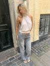 Inara halterneck top - Beige