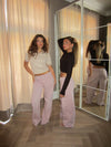 Audrey jeans - Dusty pink