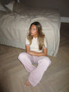 Audrey jeans - Dusty pink
