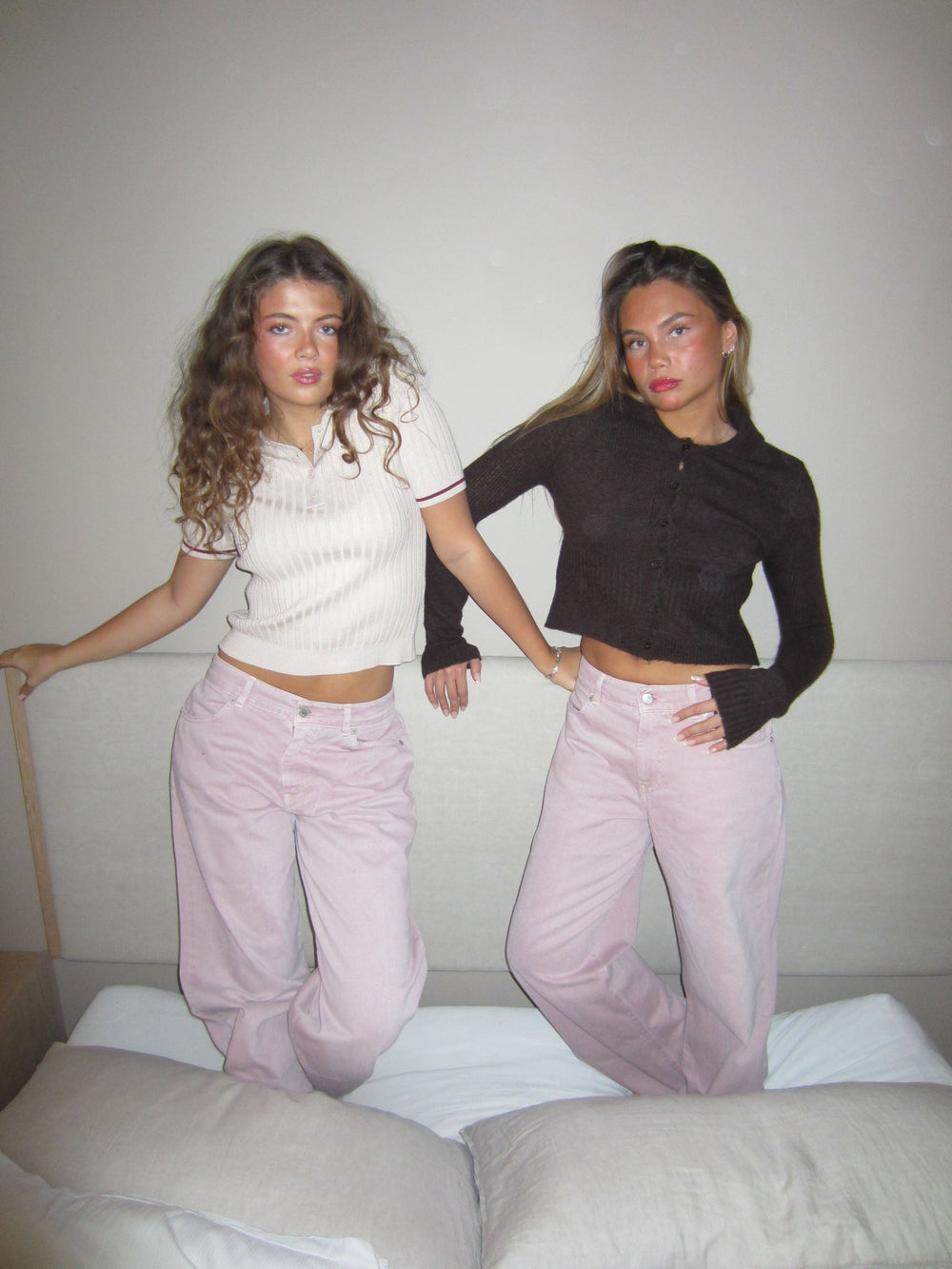 Audrey jeans - Dusty pink