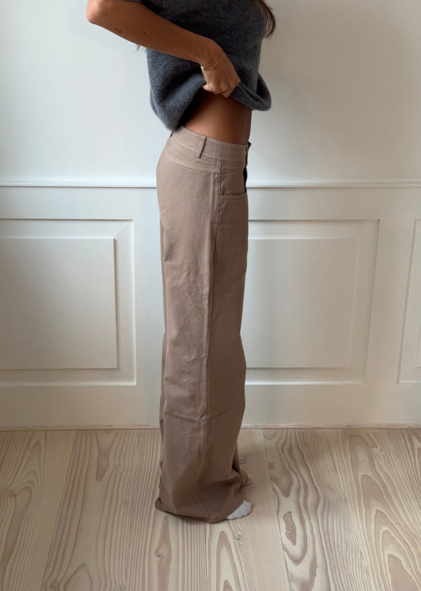 Lovia jeans - Taupe