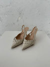 Kandy slingback heels - Cream