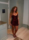 Amanda sequin dress - Burgundy