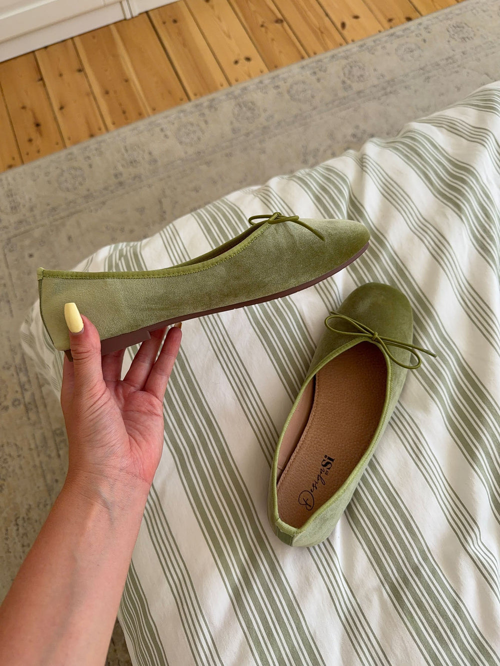 Maelle ballerina - Light green