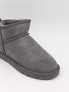 Malabo teddy boots short - grey
