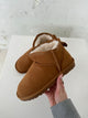 Malabo teddy boots short - Camel