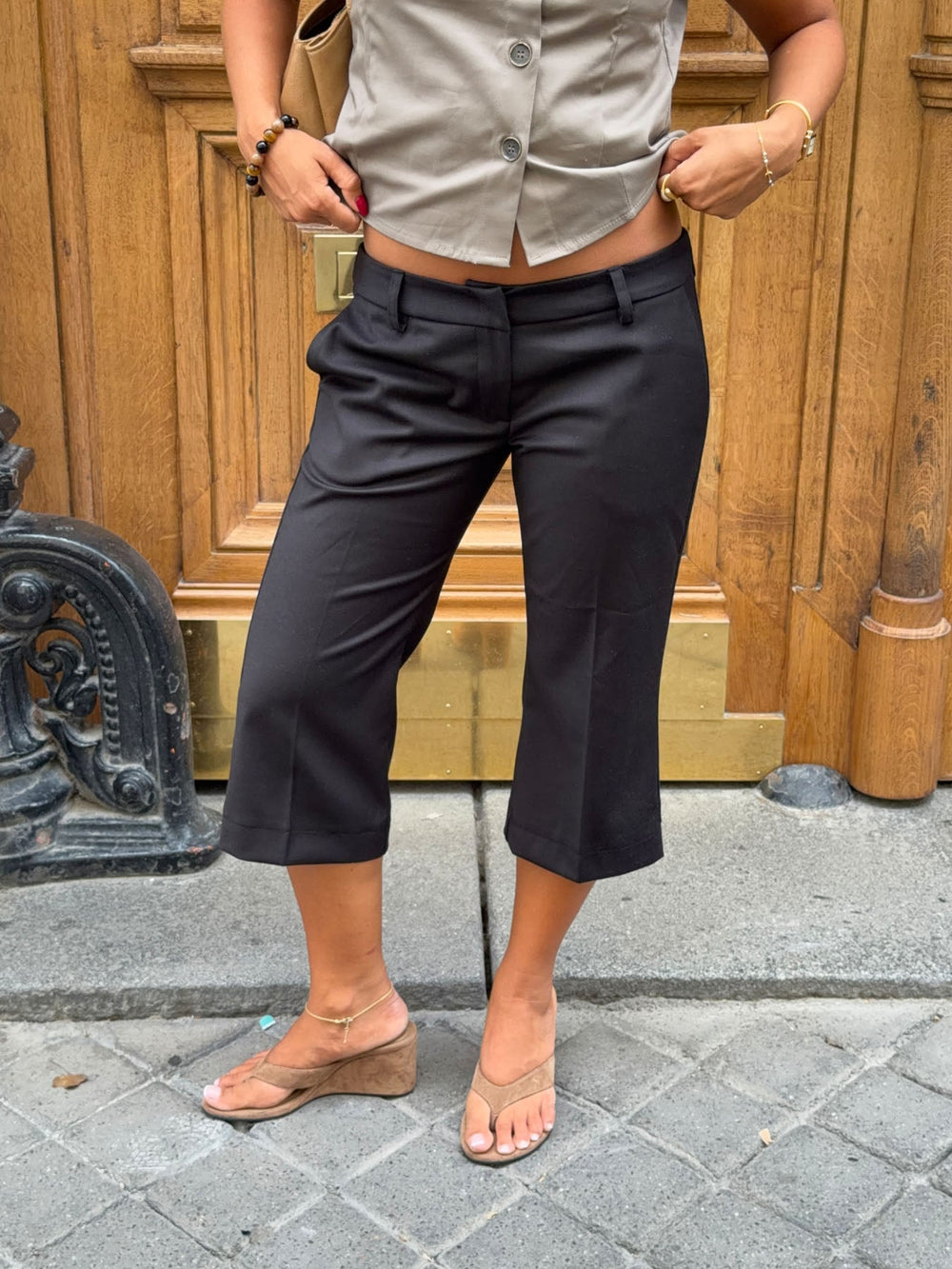 Betty capris pants - Black