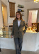 Rosalie blazer - Green/grey