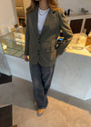 Rosalie blazer - Green/grey