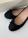 Segovia ballet flats with bow - Black