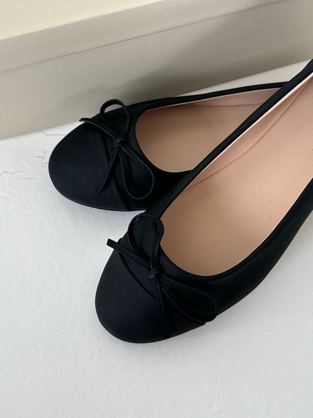 Segovia ballet flats with bow - Black