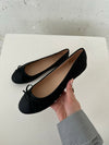 Segovia ballet flats with bow - Black
