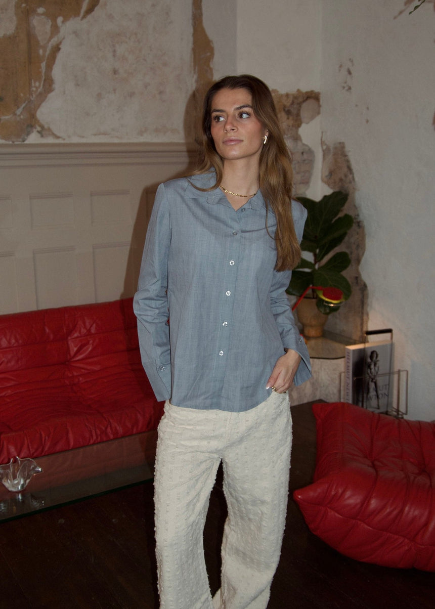 Liora checkered shirt - Grey