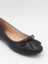Segovia ballet flats with bow - Black