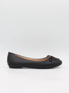 Segovia ballet flats with bow - Black