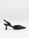Nida slingback heels with buckle - Black