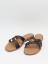 Figma sandals – Dark brown/beige