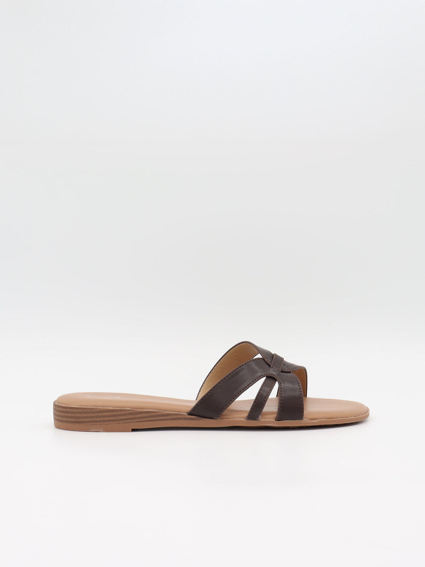 Figma sandals – Dark brown/beige