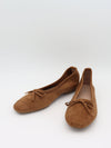 Gina ballerinas in suede - Brown