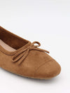 Gina ballerinas in suede - Brown