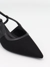 Suzanne slingback heels with details - Black