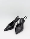 Donnatella slingback heels - Black