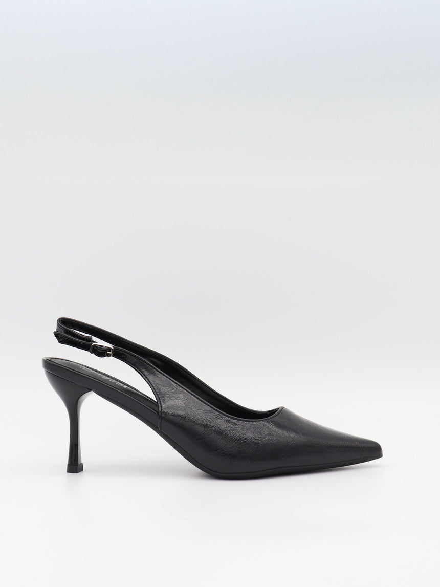 Donnatella slingback heels - Black