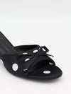 Rosita heels with polka dots - Black/white