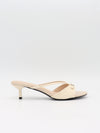 Teleo mini heels with buckle detail - Cream