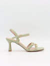 Katianna heels with buckle details – Pastel Green
