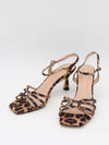 Leora heels - Leo print