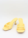 Pastella mules with bow - Light yellow