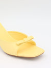 Pastella mules with bow - Light yellow