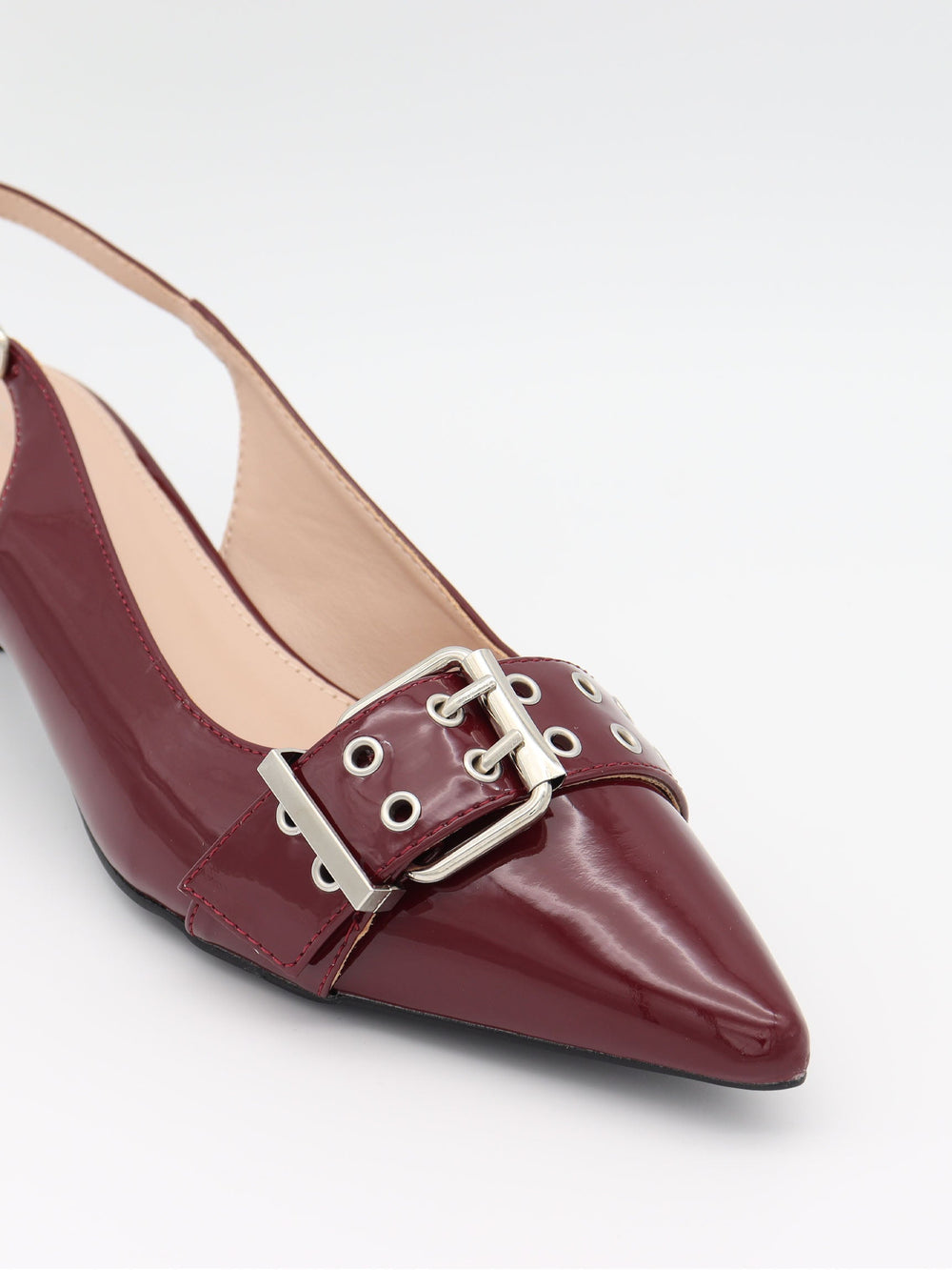 Bobla mules with buckle – Bordeaux