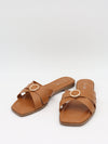 Tuja sandals with buckle detail – Brown