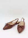 Folina ballerinas with bow – Brown