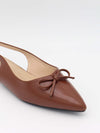 Folina ballerinas with bow – Brown