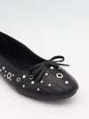 Katarine ballerinas with stud details - Black