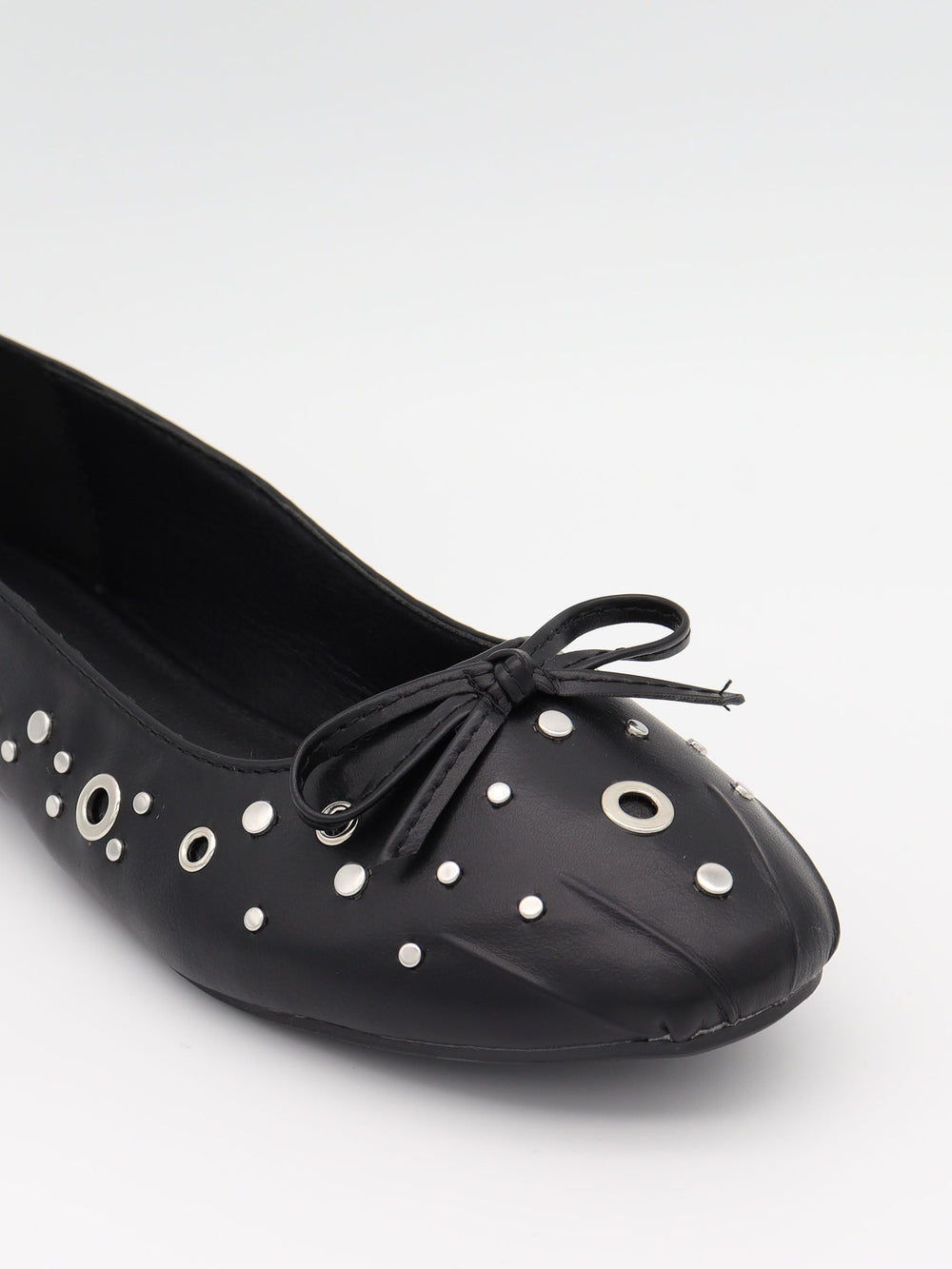 Katarine ballerinas with stud details - Black