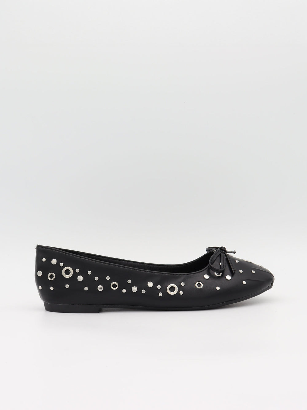 Katarine ballerinas with stud details - Black