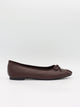 Eline ballerinas with detailing – Dark brown