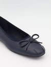 Eline ballerinas with detailing – Dark navy