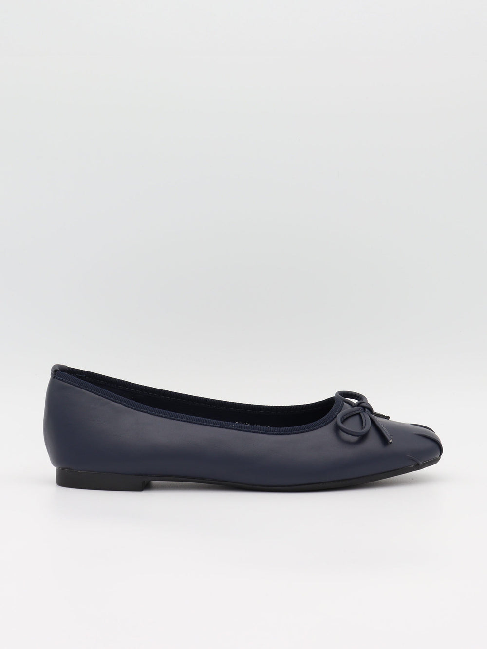 Eline ballerinas with detailing – Dark navy