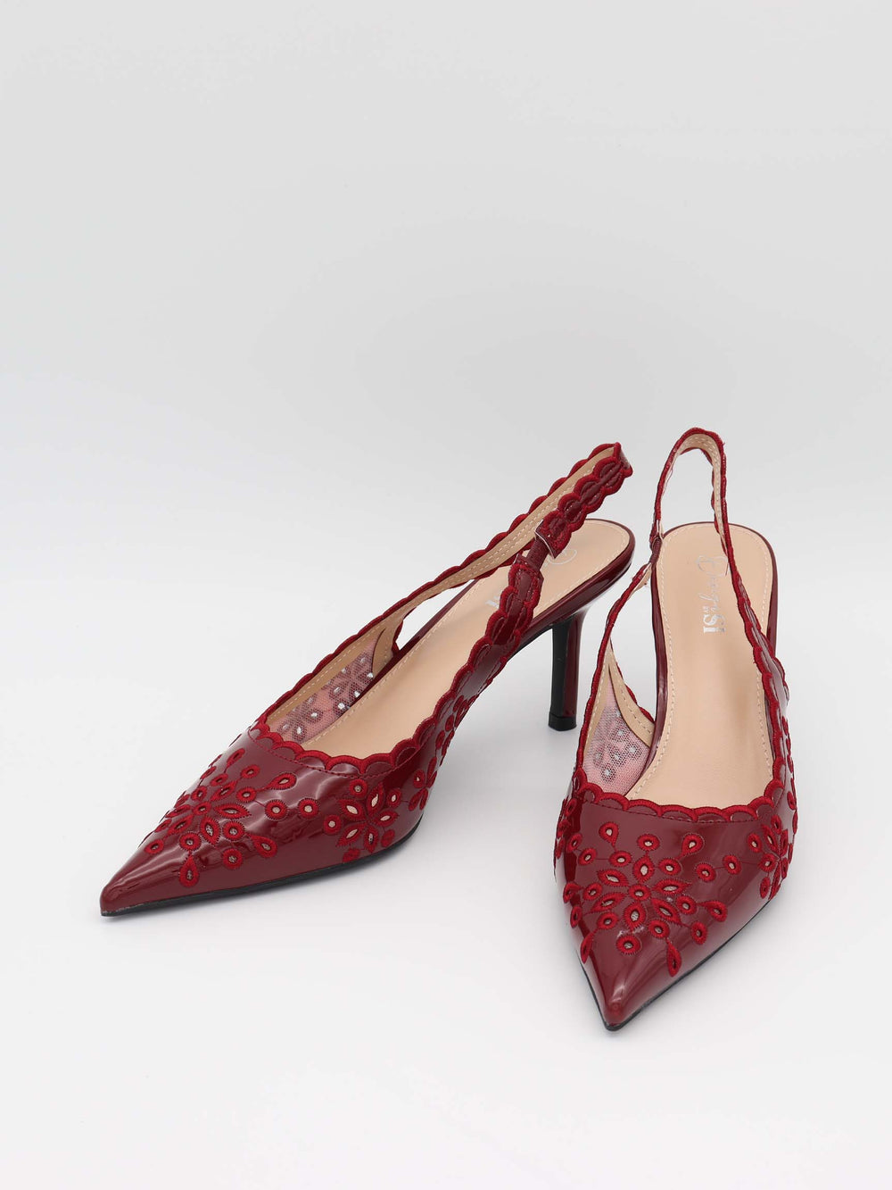 Ydun slingback heels with details - Red