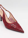 Ydun slingback heels with details - Red