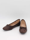 Fione suede ballerinas – Brown