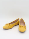 Fione suede ballerinas - Yellow