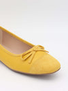 Fione suede ballerinas - Yellow